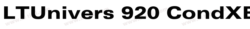 LTUnivers 920 CondXB字体转换